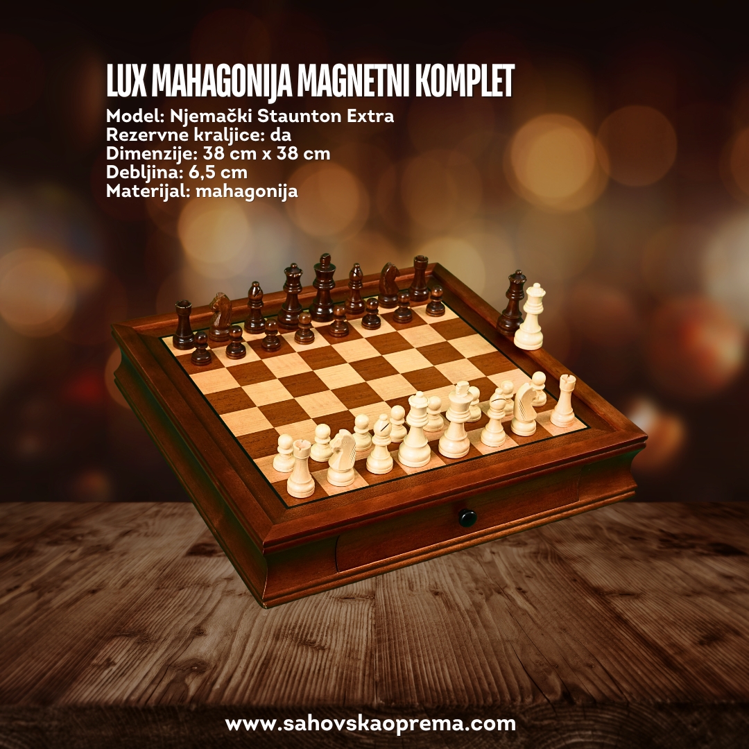 LUX Mahagonija magnetni komplet 180KM