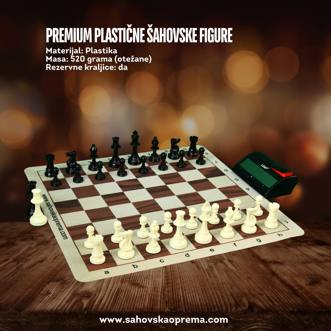 PREMIUM Plastične šahovske figure 40KM